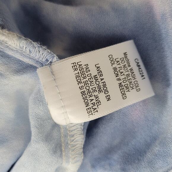 Young Fabulous & Broke Soho Tie Dye Surplice Top Blue Yellow Size Small NWT - Picture 7 of 8